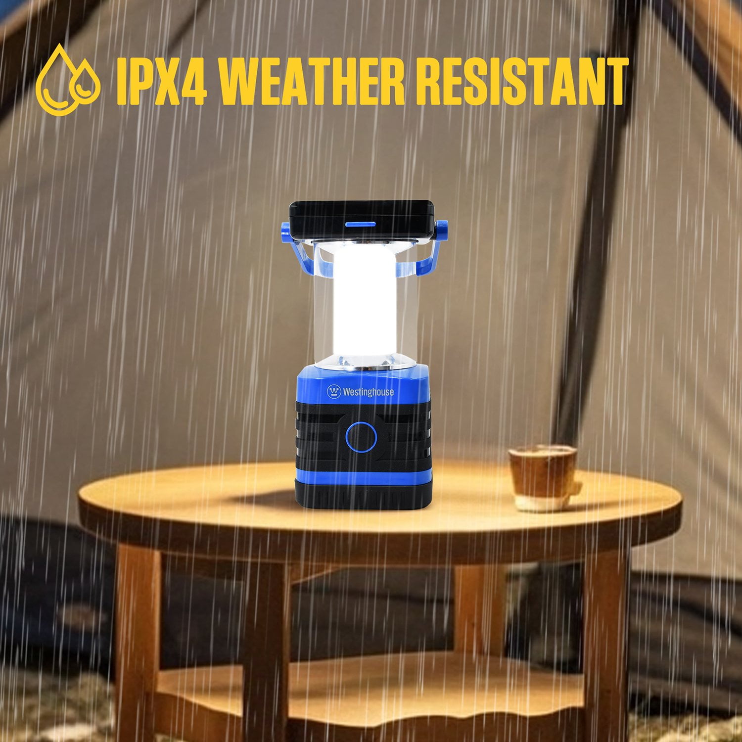 Westinghouse 1000 Lumen Solar Rechargeable LED Portable Lanterns