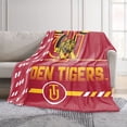 thumbnail image 2 of Logo Brands Tuskegee Golden Tigers 60"x70" Super Plush Blanket, 2 of 7