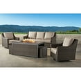 thumbnail image 1 of Member's Mark Highland Deep Seating Fire Set with Sunbrella Fabric, 6pc, 1 of 6