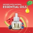 thumbnail image 6 of Air Wick Plug In Scented Oil Air Freshener, Refreshing Watermelon & Berries, 1 warmer + 6 refills, 6 of 11