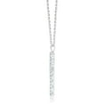 thumbnail image 3 of Lab Created Round Cut Cross Diamond Pendant Necklace in 18K Gold, 3 of 7