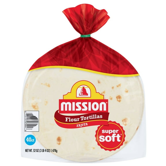 Mission 6" Fajita Flour Tortillas, 40 ct.