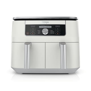 Ninja Foodi 6-in-1, 8-Quart 2 Basket Air Fryer with DualZone Technology & 2 Bonus Broiler Racks