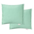 thumbnail image 1 of Town & Country Everyday Rio Solid Fringe Decorative Pillow, Set of 2, 1 of 10