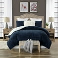 thumbnail image 3 of Swift Home 3-Piece Reversible Faux Fur Sherpa Comforter Set, Assorted Sizes, 3 of 6
