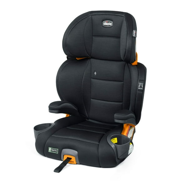 Chicco KidFit ClearTex Plus 2-in-1 Belt Positioning Booster Car Seat, Obsidian