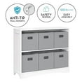 thumbnail image 5 of RiverRidge Horizontal Bookcase with 6 Bins, Assorted Shelf and Bin Colors, 5 of 6