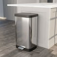 thumbnail image 4 of GLAD Anti-Microbial Odor Protection 20 Gallon Stainless Steel Step Trash Can, 4 of 8