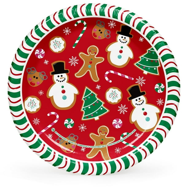 Member's Mark Holiday Paper Plates, 10