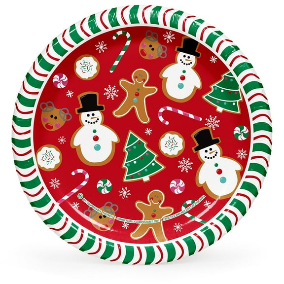 Member's Mark Holiday Paper Plates, 10", 85 ct.