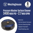 thumbnail image 2 of Westinghouse 15" Pressure Washer Surface Cleaner, 2 of 7