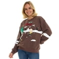 thumbnail image 3 of Women's Character Winter Scene Sweatshirt, 3 of 10