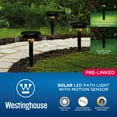 thumbnail image 3 of Westinghouse LED Solar Motion Activated Pre-Linked Path Lights 4-Pack, 3 of 10