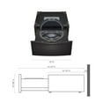 thumbnail image 3 of LG 1 cu. ft. 29 in. Pedestal Washer with Slim DD Motor, 3 of 11