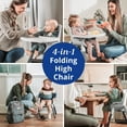 thumbnail image 2 of Chicco Zest 4-in-1 Folding High Chair, Capri, 2 of 12