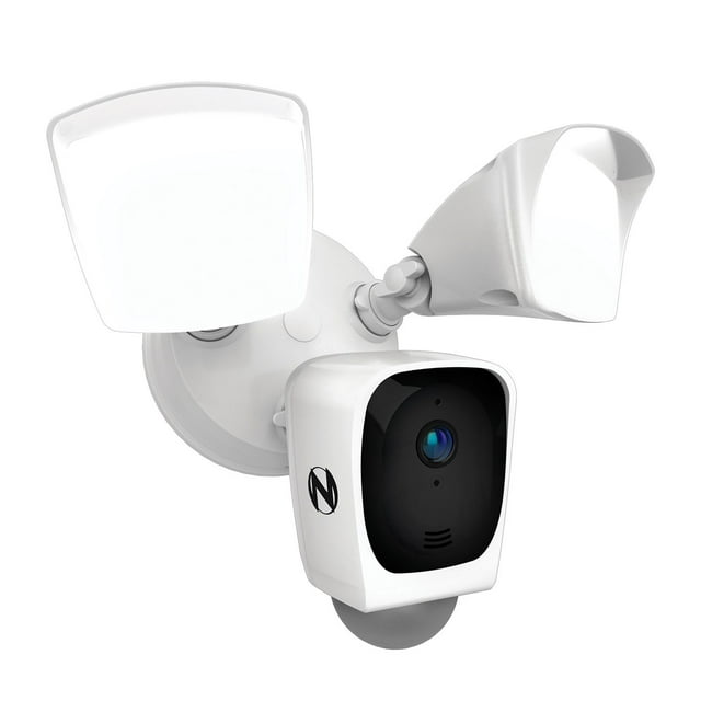 Night Owl Wi-Fi Metal Floodlight Deterrence HD+ Camera with 2-Way Audio and 64GB MicroSD Card