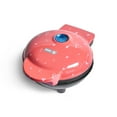 thumbnail image 3 of Dash Heart Miniature Waffle Maker with Heart Print Lid, 3 of 9