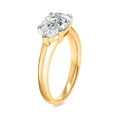 thumbnail image 2 of 2.00 CT.T.W. Pear Cut Solitaire Lab Created Diamond Ring in 18K Yellow Gold, 2 of 5