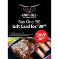 thumbnail image 2 of Cowboy Jacks $50 Gift Card, 2 of 3