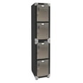 thumbnail image 7 of Seville Classics UltraHD 4-Door Stackable Locker Cabinets, 15" W x 18" D x 73.9" H, 7 of 14
