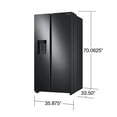 thumbnail image 4 of Samsung 27.4 cu. ft. Side by Side Refrigerator, 4 of 13