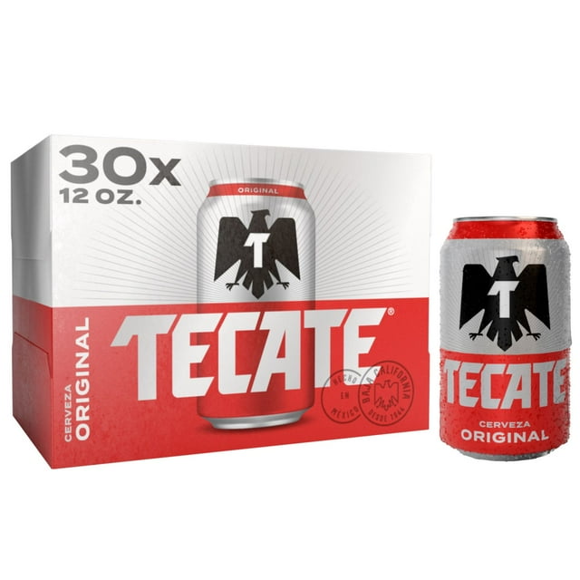 Tecate Original Mexican Lager Beer, 12 fl. oz. can, 30 pk.