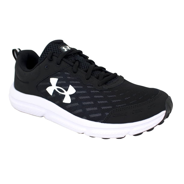 Under Armour Mens 10 Black White Lightweight Athletic Running Shoes Mesh Upper Under Armour Men main image 4
