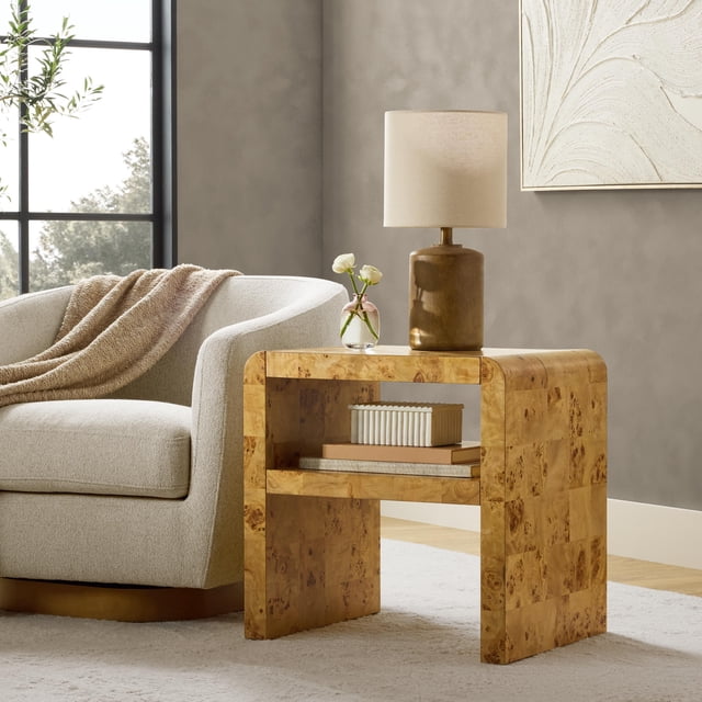 Member's Mark Burl Wood Side Table