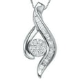 thumbnail image 1 of 0.46 CT. T.W. Diamond Swirl Pendant in 14K Gold, 1 of 7