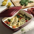 thumbnail image 4 of Tramontina 13.6" x 9.6" Ceramic Covered Bakeware with Stainless Steel Knob (Choose Color), 4 of 7