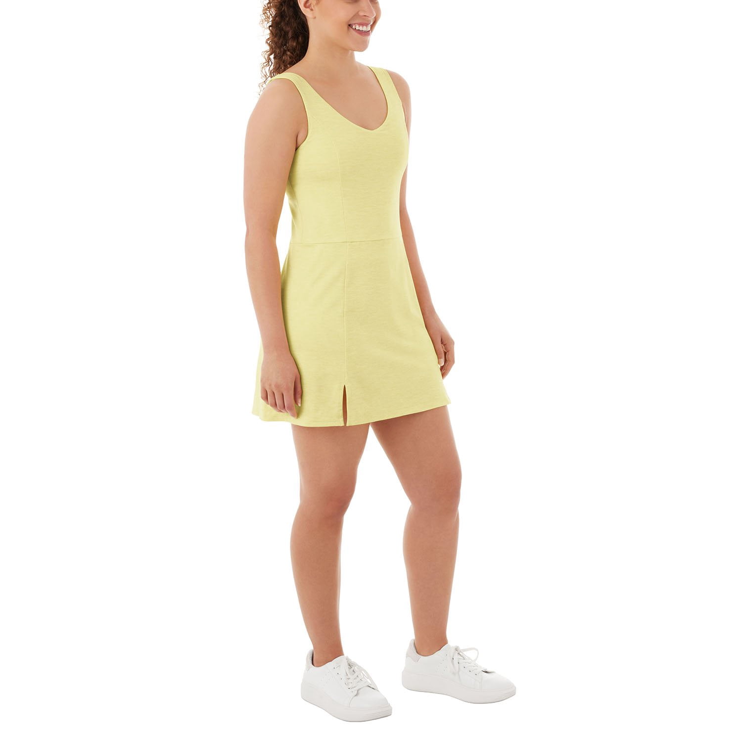yellow active dress QINSEN Athletic for Women Boat Neck Open Back Dresses with Shorts Summer A Line Tennis Dress Baby S : Clothing, Shoes & Jewelry Adventure Approved Ella Airweight Dress - Bright