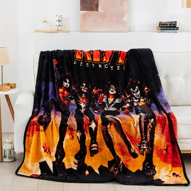 Classic Rock Band Luxury Throw Blanket, 60