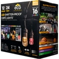 thumbnail image 7 of EcoScapes 24’ LED Color-Changing Café String Lights 12 bulbs, 7 of 7