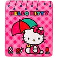 thumbnail image 1 of Hello Kitty "Rainy Day Kitty" 50" x 60" Cloud Faux Fur Throw, 1 of 5