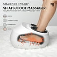 thumbnail image 2 of Sharper Image Shiatsu Heat Therapy Foot Massager, 2 of 8