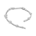 thumbnail image 3 of 3.80 CT. TW Round Cut Diamond Floral Bracelet in 18K Gold, 3 of 7