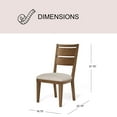 thumbnail image 5 of Member's Mark Hastings 7-Piece Dining Table Set, Brown, 5 of 8
