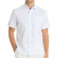 thumbnail image 1 of Nick Graham Men's Performance Short Sleeve Woven Sport Shirt, 1 of 9