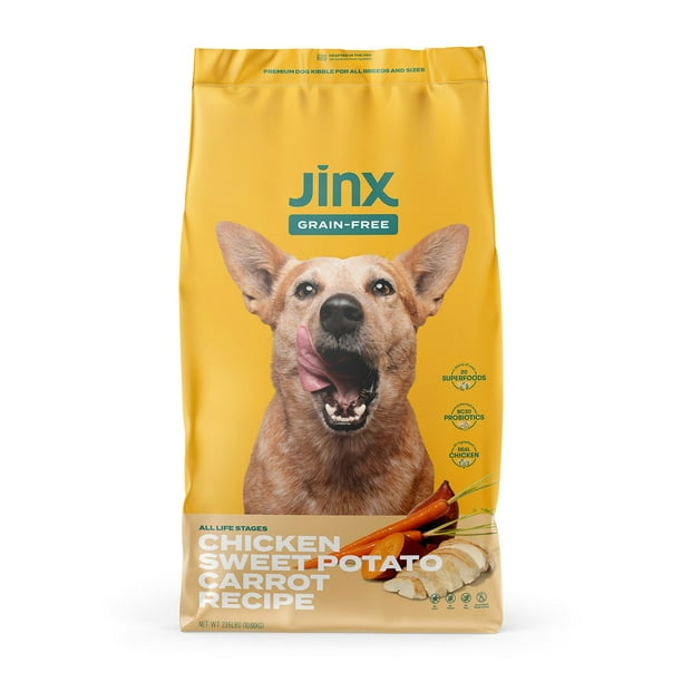 Jinx Grain Free Dry Dog Food Chicken, Sweet Potato & Carrot Recipe