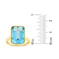 thumbnail image 4 of Emerald Shaped Ring in 14K Yellow Gold, 4 of 7