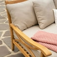 thumbnail image 5 of Cambridge Casual Catalina Teak Deep Seating Daybed with Cushion, 5 of 8