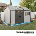 thumbnail image 2 of Lifetime 12.5' x 8' Outdoor Storage Shed, 2 of 18