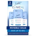 thumbnail image 1 of Secret Clinical Strength Invisible Solid Antiperspirant Deodorant, Completely Clean, 1.6 oz., 3 pk., 1 of 9