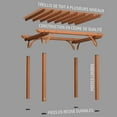 thumbnail image 9 of Backyard Discovery 12' x 10' Cedar Pergola, Choose Installation, 9 of 10