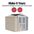 thumbnail image 11 of Handy Home Products Gable 8' x 7'.5" Value Outdoor Wooden Shed, 11 of 16