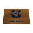 thumbnail image 1 of Logo Brands Utah State Aggies Doormat, 1 of 5