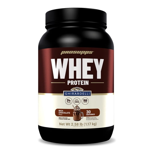 ProSupps Ghirardelli Whey Protein Powder Drink Mix, 2.58 lbs.
