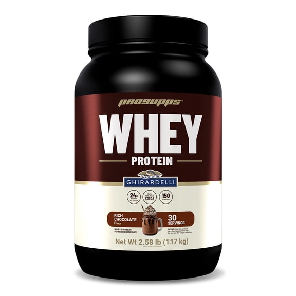 ProSupps Ghirardelli Whey Protein Powder Drink Mix, 2.58 lbs.