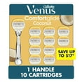 thumbnail image 1 of Venus Comfortglide Women's Razor, 5 Blade, Handle + 10 Cartridges, 1 of 11