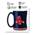 thumbnail image 2 of Logo Brands Boston Red Sox 14oz Relief Mug Set, 2 of 4